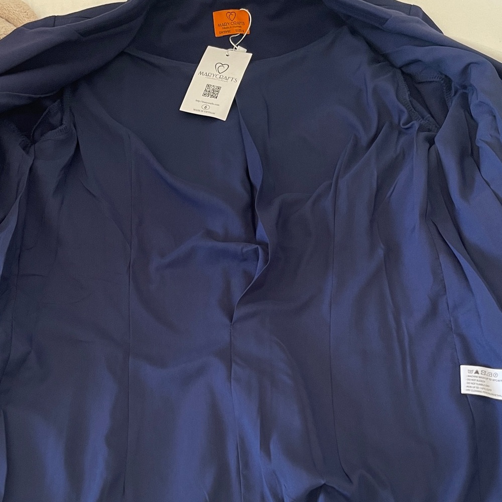 Classic Navy Women's Blazer - Picture 12 of 12